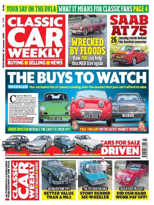 Title details for Classic Car Weekly by H BAUER PUBLISHING LIMITED - Available